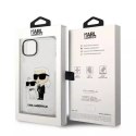 Etui Karl Lagerfeld KLHCP14MHNKCTGT do iPhone 14 Plus 6,7" hardcase Gliter Karl&Choupette