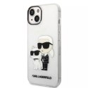 Etui Karl Lagerfeld KLHCP14MHNKCTGT do iPhone 14 Plus 6,7" hardcase Gliter Karl&Choupette
