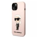 Etui Karl Lagerfeld KLHCP14SSNIKBCP do Apple iPhone 14 6,1" hardcase Silicone Ikonik