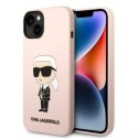 Etui Karl Lagerfeld KLHCP14SSNIKBCP do Apple iPhone 14 6,1" hardcase Silicone Ikonik