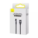 Kabel Baseus MVP 2 Elbow kątowy przewód Power Delivery z bocznym wtykiem USB Typ C / Lightning 2m 20W czarny (CAVP000301)