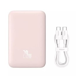 Powerbank Baseus Magnetic Mini 10000mAh 20W (różowy)