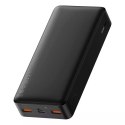 Powerbank z szybkim ładowaniem Baseus Bipow 20000mAh 20W czarny (Overseas Edition) + kabel USB-A - Micro USB 0.25m czarny (PPBD0