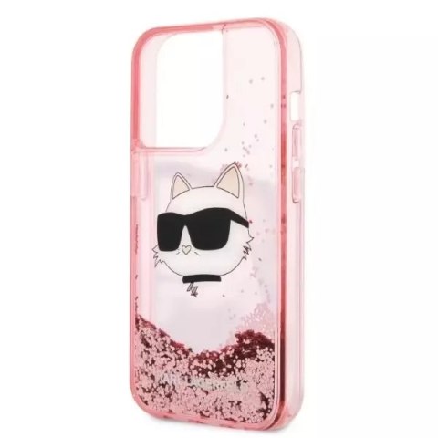 Etui Etui Karl Lagerfeld KLHCP14LLNCHCP do iPhone 14 Pro 6,1" hardcase Glitter Choupette Head