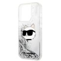 Etui Karl Lagerfeld KLHCP14LLNCHCS do iPhone 14 Pro 6,1" hardcase Glitter Choupette Head