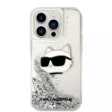 Etui Karl Lagerfeld KLHCP14LLNCHCS do iPhone 14 Pro 6,1" hardcase Glitter Choupette Head