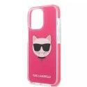 Etui Karl Lagerfeld KLHCP13XTPECPI do iPhone 13 Pro Max 6,7" hardcase Choupette Head