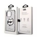Etui Karl Lagerfeld KLHCP14LG2CPS do iPhone 14 Pro 6,1" hardcase Glitter Choupette Patch
