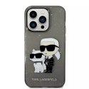Etui Karl Lagerfeld KLHCP14LHNKCTGK do iPhone 14 Pro 6,1" hardcase Gliter Karl&Choupette
