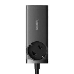 Ładowarka sieciowa / listwa zasilająca Baseus GaN3 Pro 2x USB + 2xUSB-C + AC, 100W (czarna)