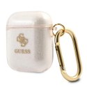 Guess etui do AirPods GUA2UCG4GD złote Glitter Collection