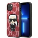 Karl Lagerfeld nakładka do iPhone 13 KLHCP13MPMNIKPI czerwona hard case Monogram Iconic Karl