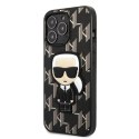 Karl Lagerfeld nakładka do iPhone 13 Pro KLHCP13LPMNIKBK czarna hard case Monogram Iconic Karl