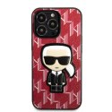 Karl Lagerfeld nakładka do iPhone 13 Pro Max KLHCP13XPMNIKPI czerwona hard case Monogram Iconic Karl