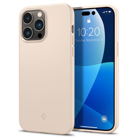 Spigen nakładka Thin Fit do iPhone 14 Pro 6,1" sand beige