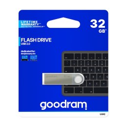 Goodram pendrive 32GB USB 2.0 UUN2 srebrny