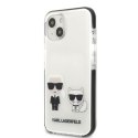 Karl Lagerfeld nakładka do iPhone 13 KLHCP13MTPEKCW czarna hard case Iconic Karl & Choupette