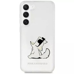 Etui ochronne na telefon Karl Lagerfeld KLHCS23MCFNRC do Samsung Galaxy S23+ Plus S916 transparent hardcase Choupette Fun