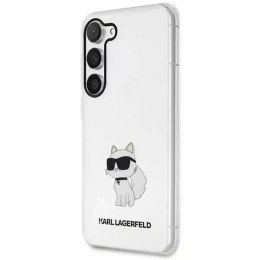 Etui ochronne na telefon Karl Lagerfeld KLHCS23MHNCHTCT do Samsung Galaxy S23+ Plus S916 transparent hardcase Ikonik Choupette