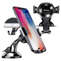 Baseus Osculum Gravity Car Mount Dashboard Windshield Phone Bracket Holder black (SUYL-XP01)