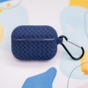 Etui Braid do Airpods Pro granatowe