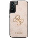 Guess nakładka do Samsung Galaxy S23 GUHCS23S4GMGPI różowa hardcase 4G Big Metal Logo