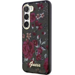 Guess nakładka do Samsung Galaxy S23 GUHCS23SHCFWSA khaki HC IML Flower