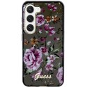 Guess nakładka do Samsung Galaxy S23 GUHCS23SHCFWSK czarna HC IML Flower