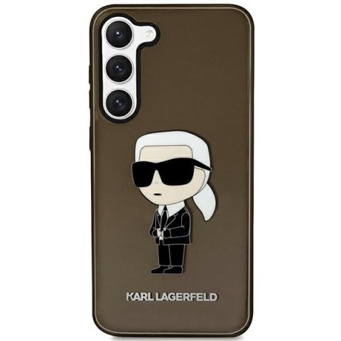 Karl Lagerfeld nakładka do Samsung Galaxy S23 Plus KLHCS23MHNIKTCK czarna HC IML NFT Ikonik