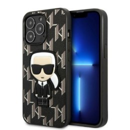 Karl Lagerfeld nakładka do iPhone 13 Pro Max KLHCP13XPMNIKBK czarna hard case Monogram Iconic Karl