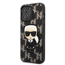 Karl Lagerfeld nakładka do iPhone 13 Pro Max KLHCP13XPMNIKBK czarna hard case Monogram Iconic Karl