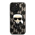 Karl Lagerfeld nakładka do iPhone 13 Pro Max KLHCP13XPMNIKBK czarna hard case Monogram Iconic Karl