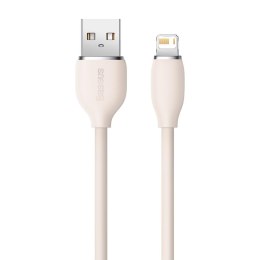 Baseus kabel Jelly Liquid USB - Lightning 1,2 m 2,4A różowy