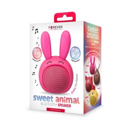 Forever głośnik Bluetooth Sweet Animal Rabbit Pinky różowy ABS-100