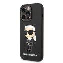 Karl Lagerfeld nakładka do iPhone 14 6,1" KLHCP14SSNIKBCK czarna hardcase Silicone NFT Ikonik