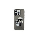 Karl Lagerfeld nakładka do iPhone 14 Pro 6,1" KLHCP14LHNKCTGK czarna hardcase Gliter Karl&Choupette