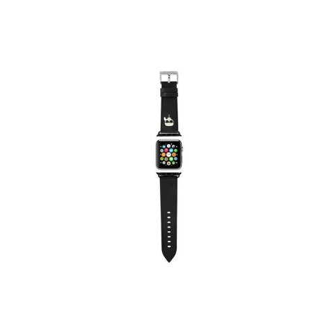 Karl Lagerfeld nakładka do 38 / 40 KLAWMOKHK Apple Watch Strap Saffiano KH czarna