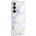 Guess nakładka do Samsung Galaxy S23 Plus GUHCS23MPCUMAH biała HC PU/TPU Marble