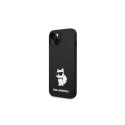 Karl Lagerfeld nakładka do iPhone 14 Plus 6,7" KLHMP14MSNCHBCK czarna hard case Magsafe Silicone NFT Choupette