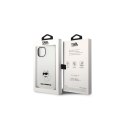 Karl Lagerfeld nakładka do iPhone 14 Pro 6,1" KLHMP14LSNCHBCH biała hard case Magsafe Silicone NFT Choupette