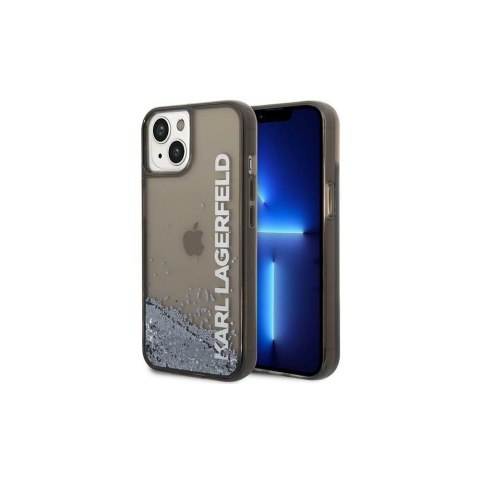 Karl Lagerfeld nakładka do iPhone 14 Pro Max 6,7" KLHCP14XLCKVK czarna hard case Magsafe Liq Glitter Elong