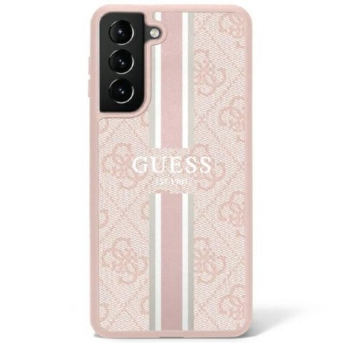 Guess nakładka do Samsung Galaxy S23 GUHCS23SP4RPSP różowa hardcase 4G Printed Stripe