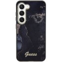 Guess nakładka do Samsung Galaxy S23 Plus GUHCS23MHTMRSK czarna HC IML Golden Marble