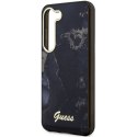 Guess nakładka do Samsung Galaxy S23 Plus GUHCS23MHTMRSK czarna HC IML Golden Marble