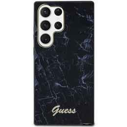 Guess nakładka do Samsung Galaxy S23 Plus GUHCS23MPCUMAK czarna HC PU/TPU Marble