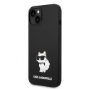 Karl Lagerfeld nakładka do iPhone 14 Plus 6,7" KLHCP14MSNCHBCK czarna HC Silicone NFT Choupette