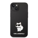 Karl Lagerfeld nakładka do iPhone 14 Plus 6,7" KLHCP14MSNCHBCK czarna HC Silicone NFT Choupette