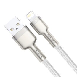 Baseus kabel Cafule Metal USB - Lightning 2,4A 1,0 m biały