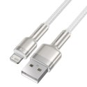 Baseus kabel Cafule Metal USB - Lightning 2,4A 1,0 m biały