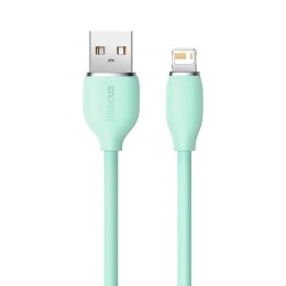 Baseus kabel Jelly Liquid USB - Lightning 1,2 m 2,4A zielony